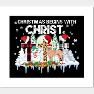 Vizsla Christmas Begins With Christ Costume Xmas Gifts Posters and Art